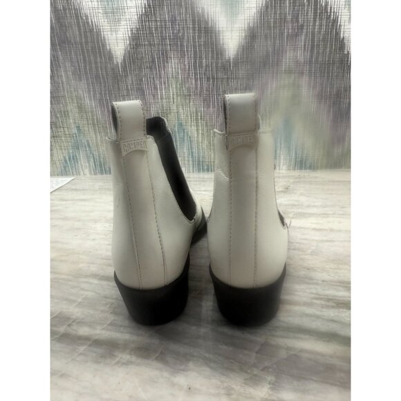 Camper white chelsea bootie womens 40 US 10 - Picture 7 of 11